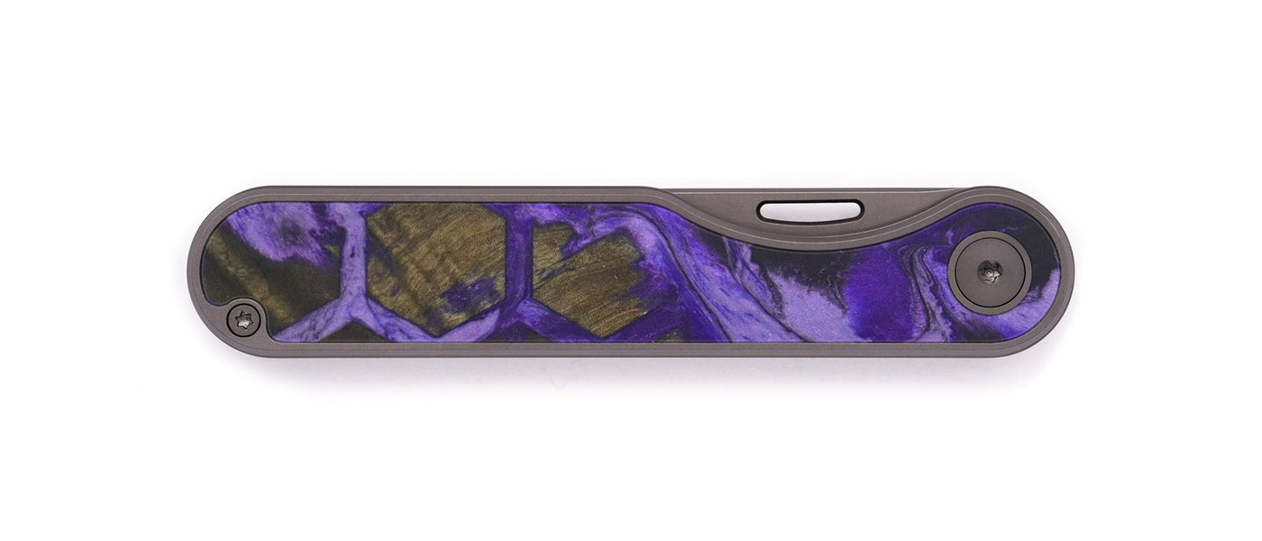 Minimalist Wood+Resin Pocket Knife - Selim (Pattern, 566630)