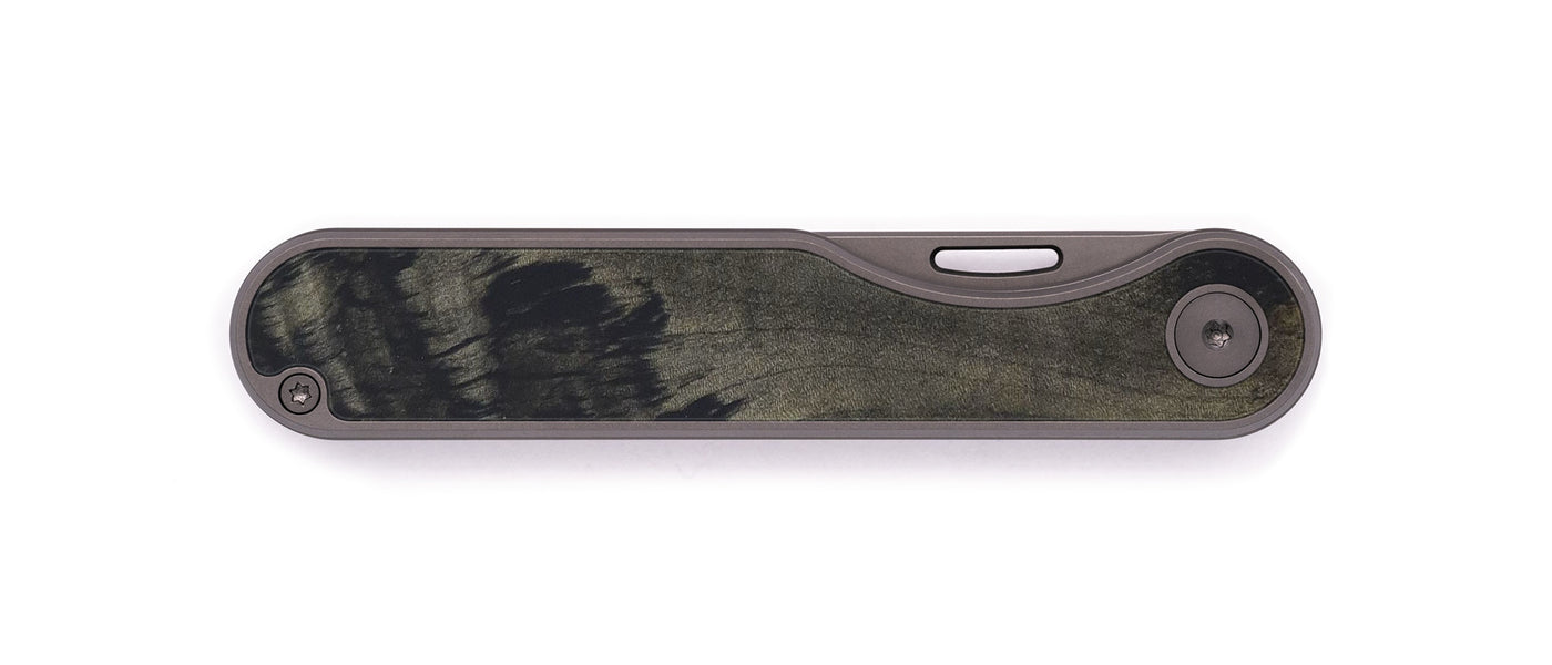 Minimalist Burl Wood Pocket Knife - David (Buckeye Burl, 534052)