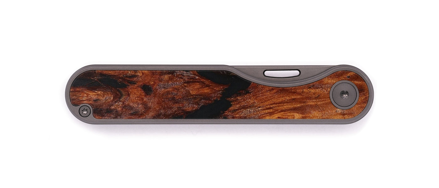 Minimalist Burl Wood Pocket Knife - Selva (Artist Pick, 605167)