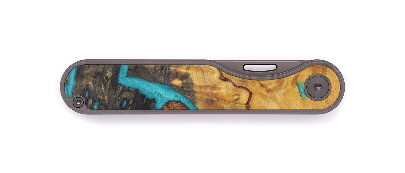Minimalist Wood+Resin Pocket Knife - Tom (Mosaic, 605121)