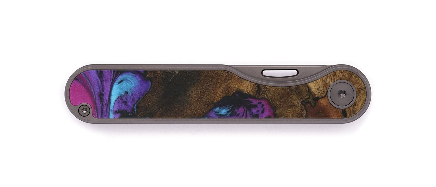Minimalist Wood+Resin Pocket Knife - Yetty (Purple, 530552)