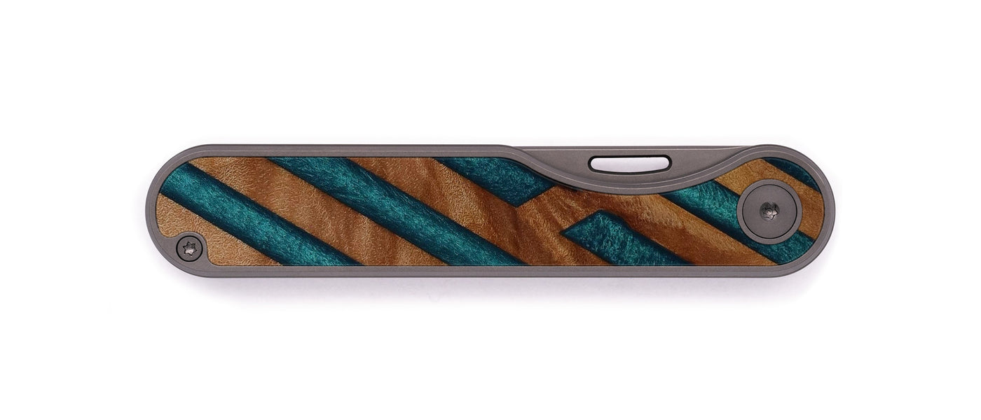 Minimalist Wood+Resin Pocket Knife - Kial (Pattern, 592800)