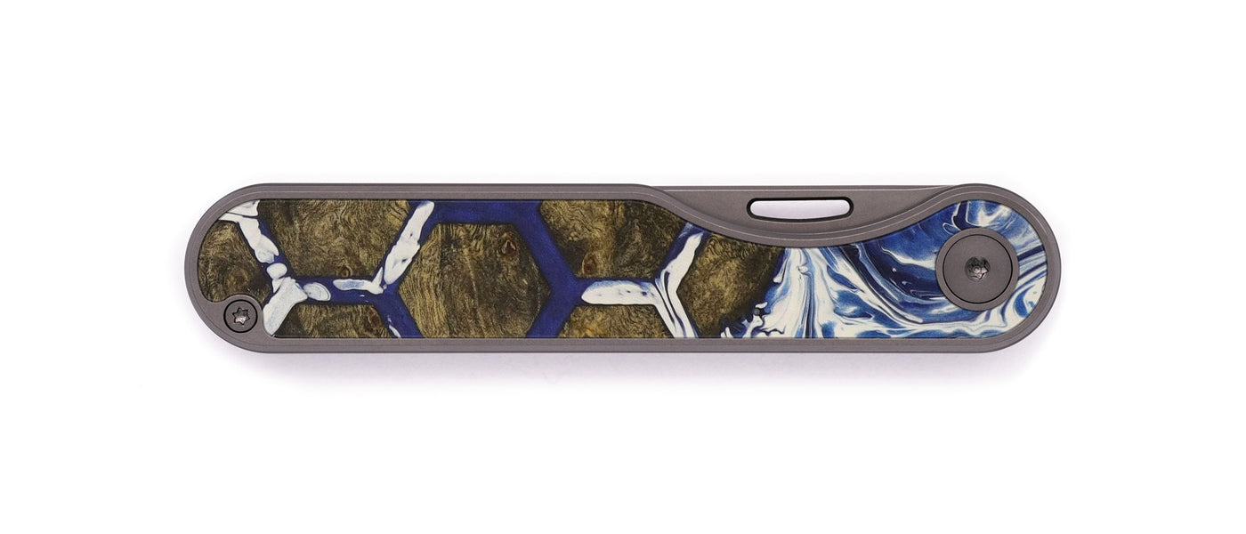 Minimalist Wood+Resin Pocket Knife - Breonna (Pattern, 573105)