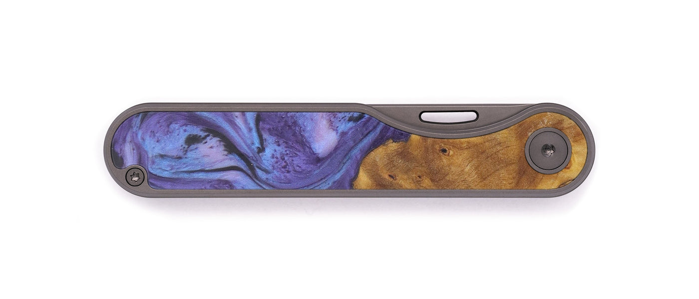 Minimalist Wood+Resin Pocket Knife - Amalee (Purple, 598480)