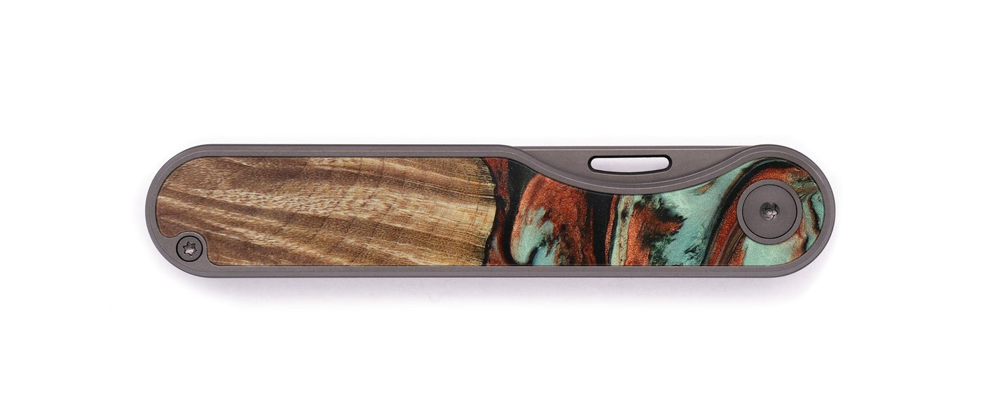 Minimalist Wood+Resin Pocket Knife - Margery (Artist Pick, 614668)