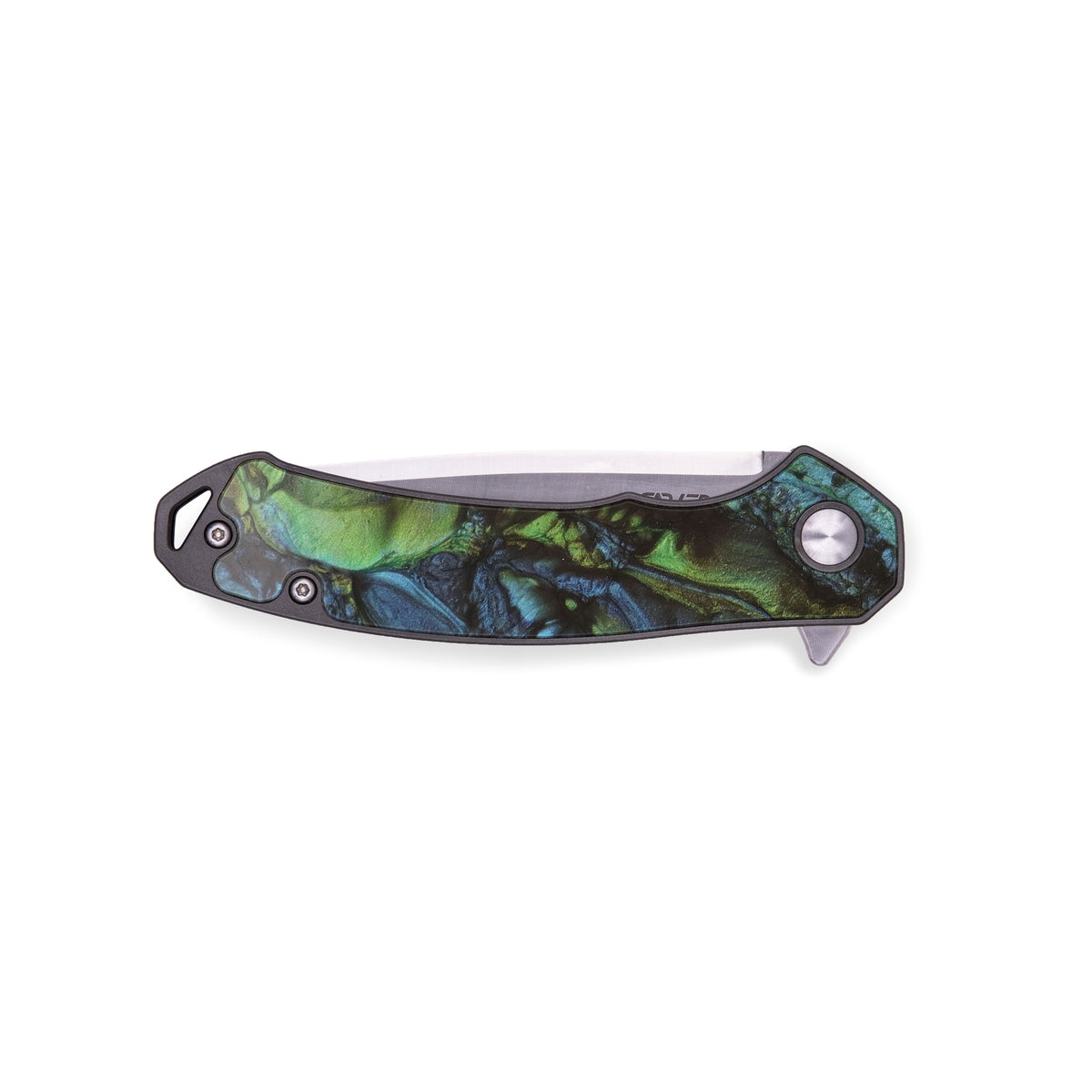 EDC ResinArt Pocket Knife Clementine (Graffiti, 484502) Carved Knives