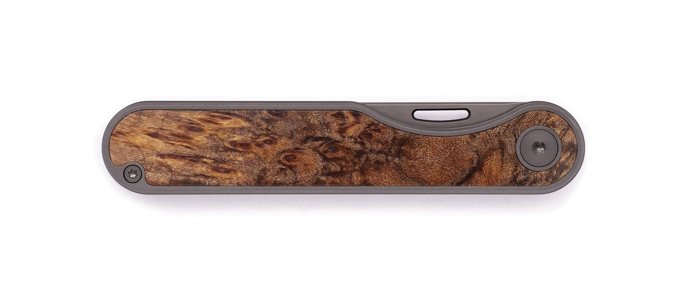 Minimalist Burl Wood Pocket Knife - Nitin (Maple Burl, 605183)
