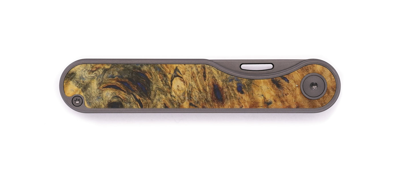 Minimalist Burl Wood Pocket Knife - Gayleen (Buckeye Burl, 528791)