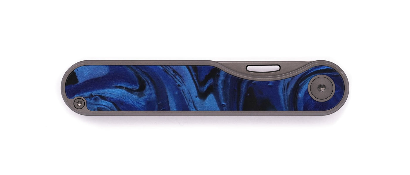 Minimalist ResinArt Pocket Knife - Omer (Dark Blue, 530107)