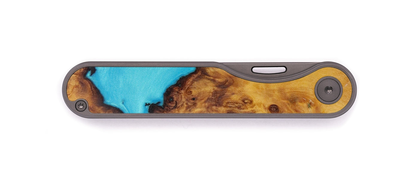 Minimalist Burl Wood Pocket Knife - Milka (Artist Pick, 605168)