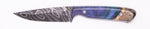 Carved Damascus Field Knife #20543