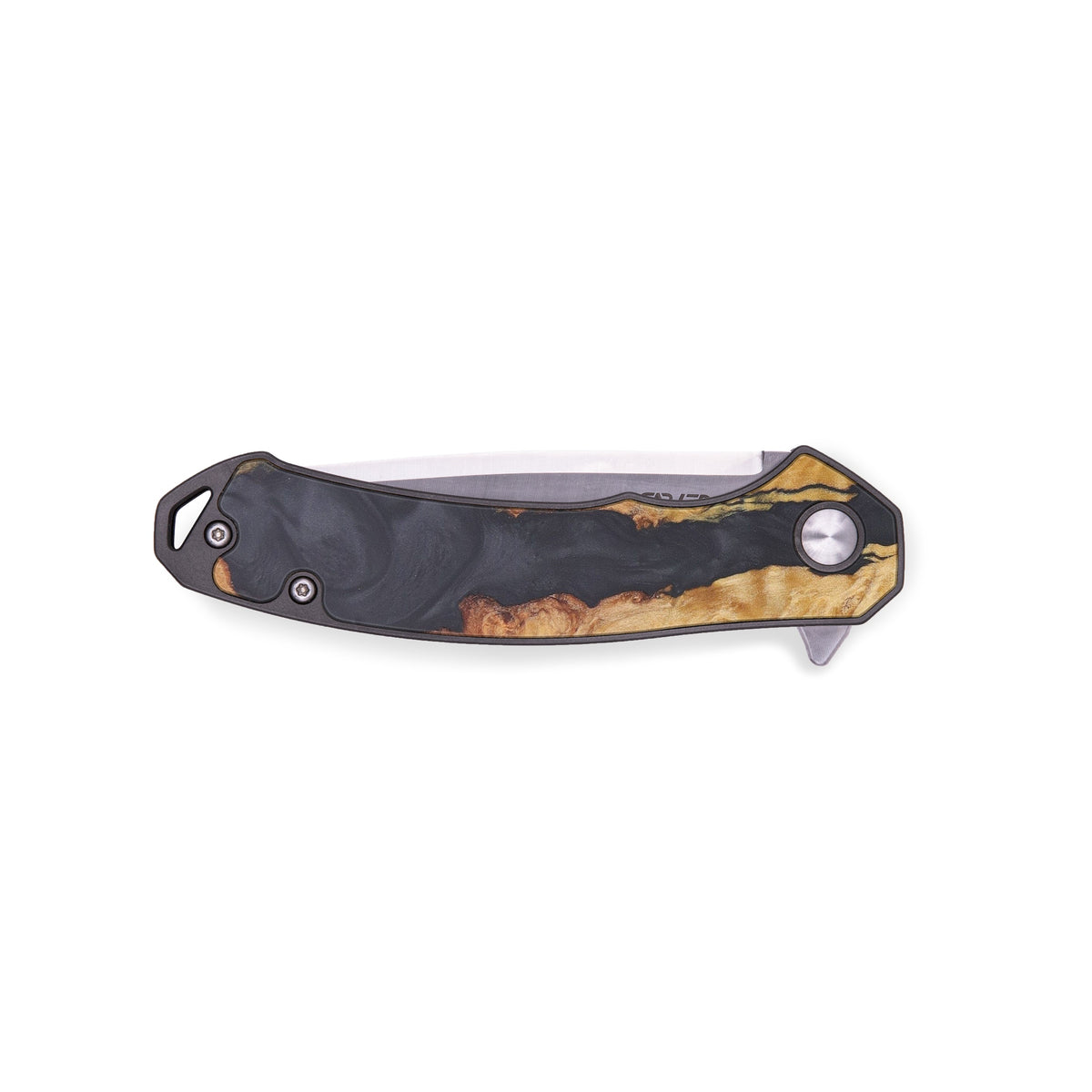 EDC Wood+Resin Pocket Knife - Caspian (Artist Pick, 609983) – Carved Knives