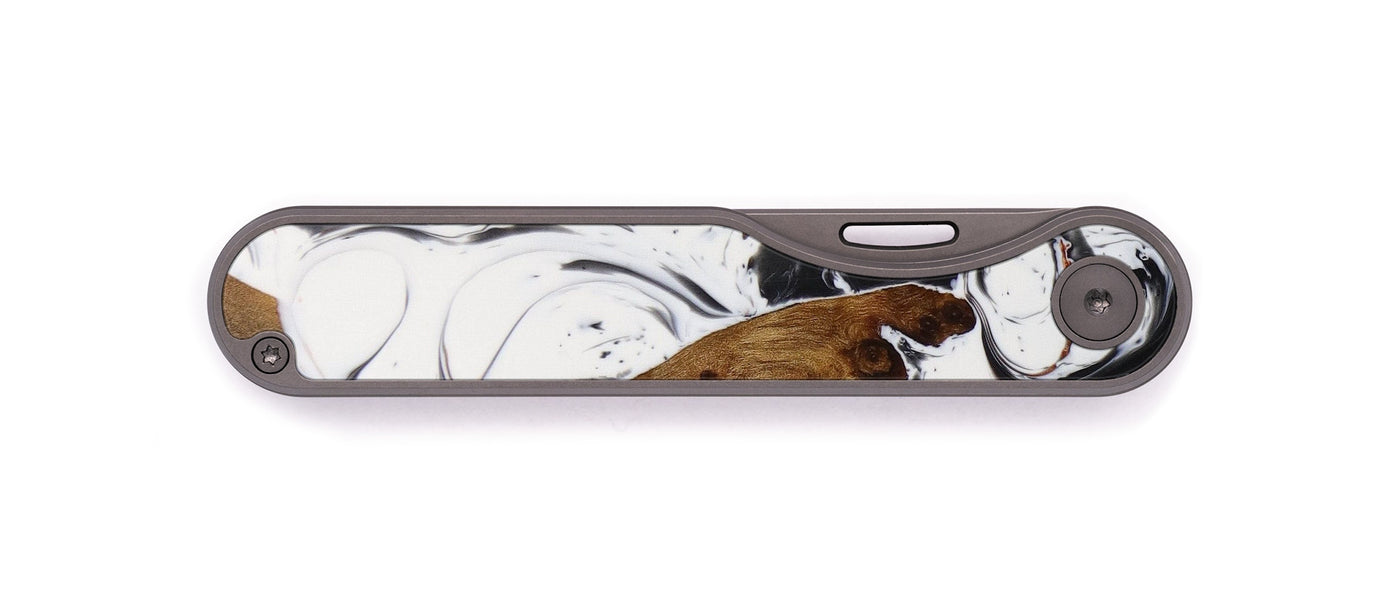 Minimalist Wood+Resin Pocket Knife - Roderick (Artist Pick, 614926)