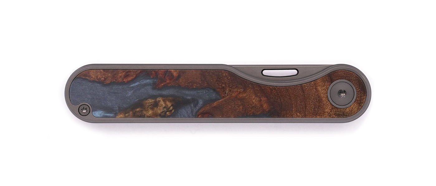 Minimalist Wood+Resin Pocket Knife - Moselle (Mosaic, 600902)