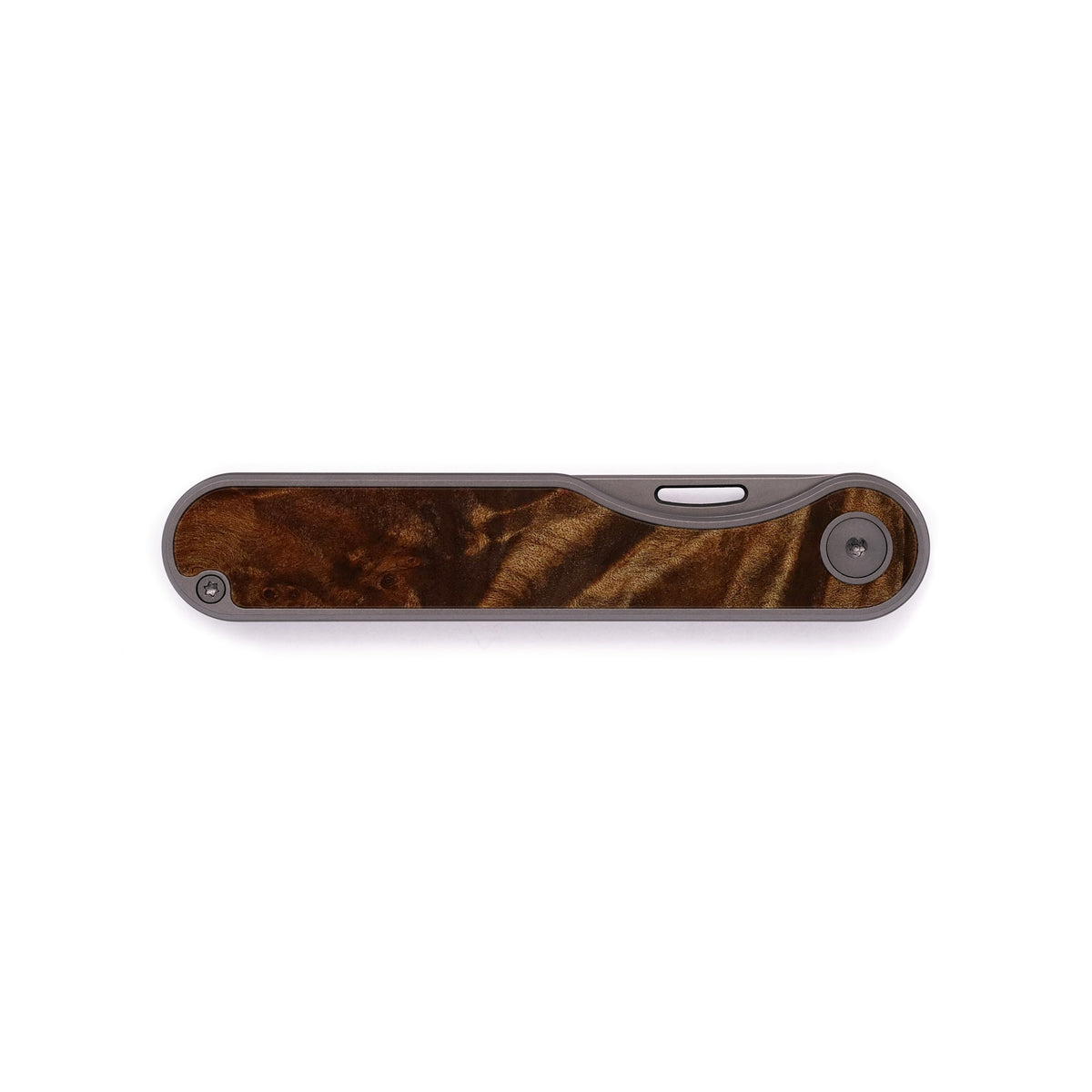 Minimalist Burl Wood Pocket Knife Nonna (Maple Burl, 595793) Carved