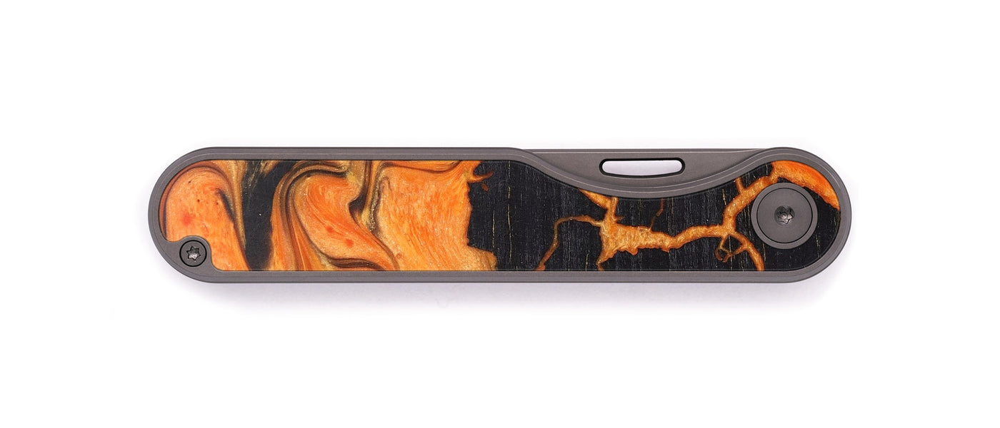 Minimalist Wood+Resin Pocket Knife - Shiela (Lava, 625127)