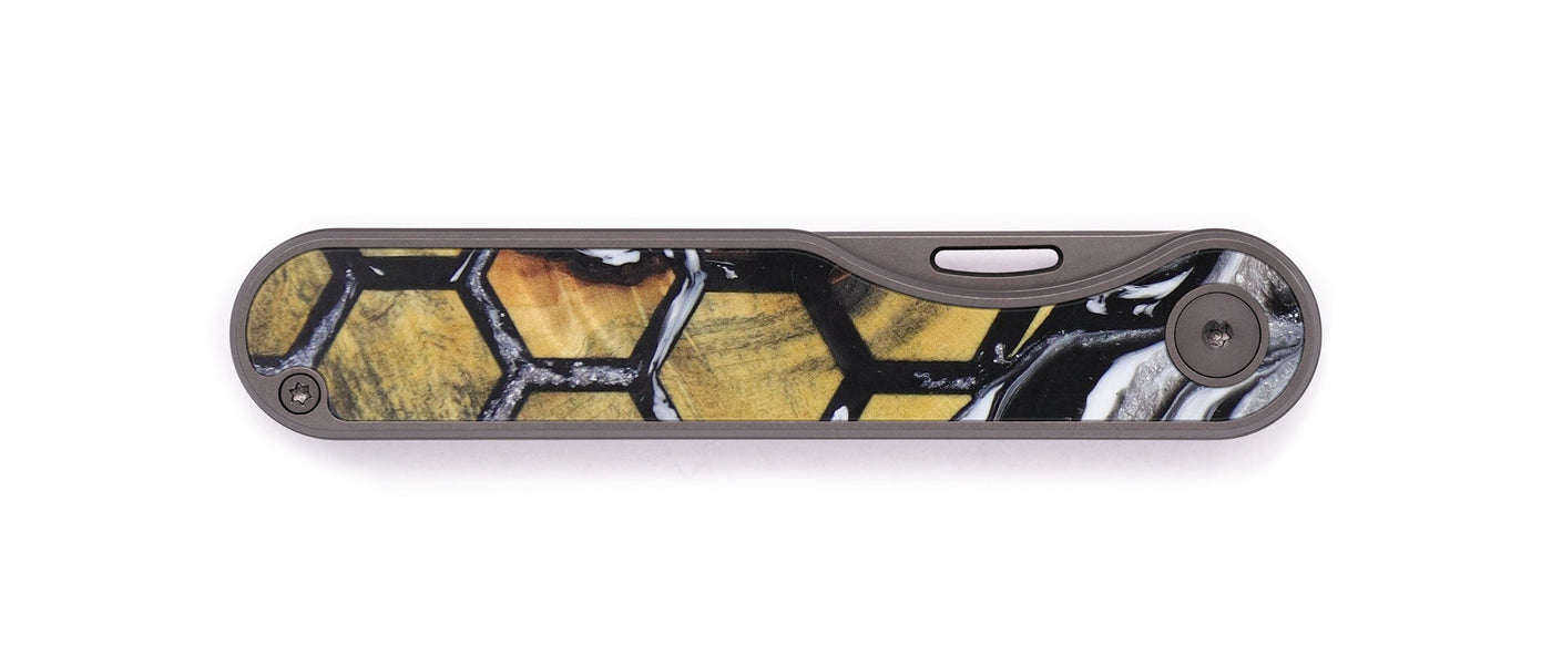 Minimalist Wood+Resin Pocket Knife - Nataly (Pattern, 622818)