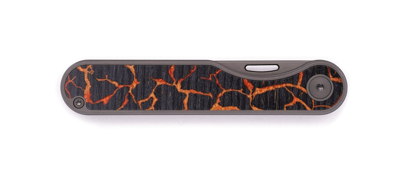 Minimalist Wood+Resin Pocket Knife - Nita (Lava, 627006)