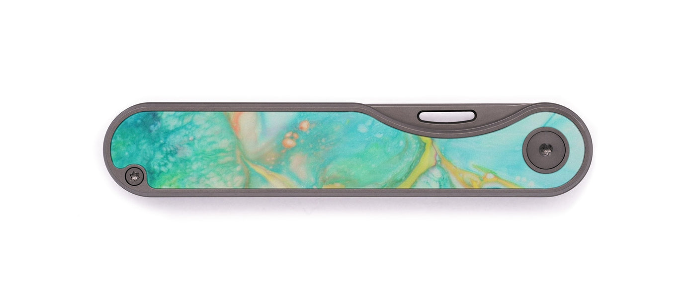 Minimalist ResinArt Pocket Knife - Ritchie (Watercolor, 538332)