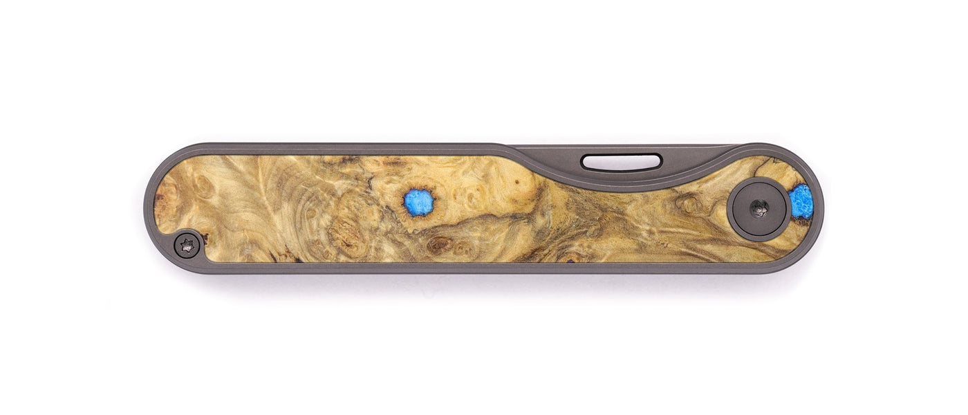 Minimalist Wood+Resin Pocket Knife - Corbin (Blue, 625425)
