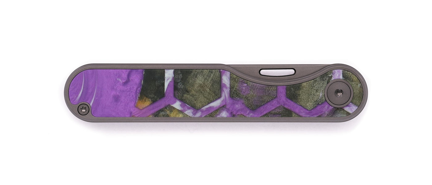 Minimalist Wood+Resin Pocket Knife - Lanie (Pattern, 565295)