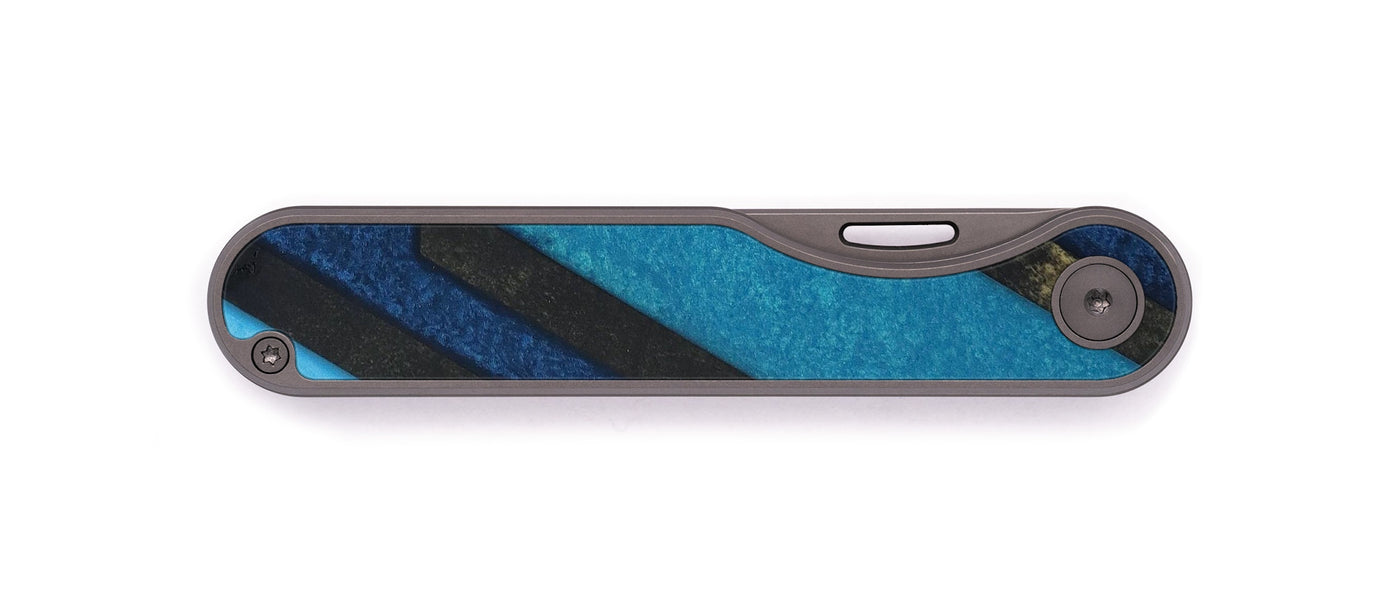 Minimalist Wood+Resin Pocket Knife - Leslee (Pattern, 595097)